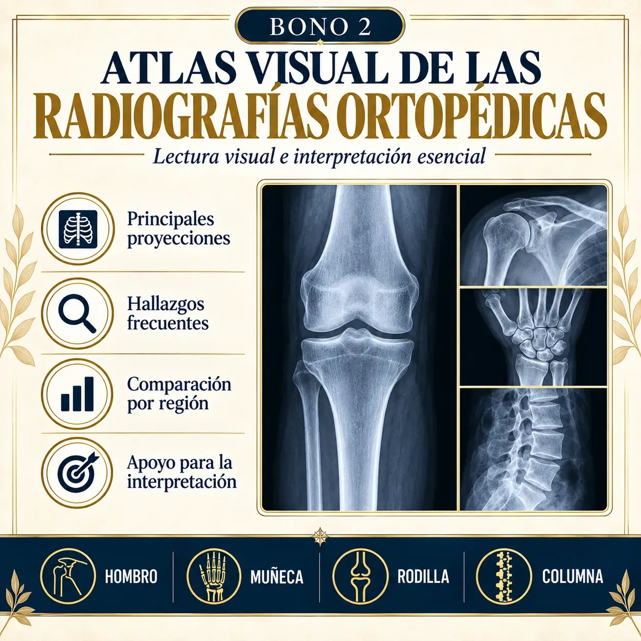 Atlas Visual de Radiografías Ortopédicas